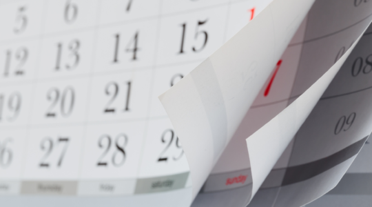 Calendário 2024 - Instituto Retomando o Controle