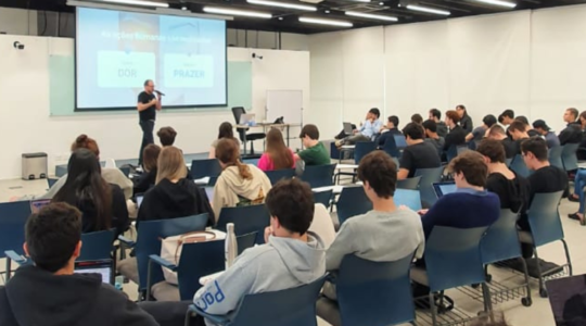 O dia que nosso Fundador deu aula noa Links Business School
